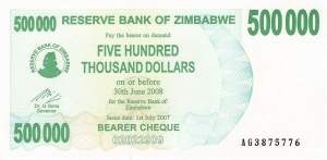 500000 Dollars Zimbabwe p.51 2007